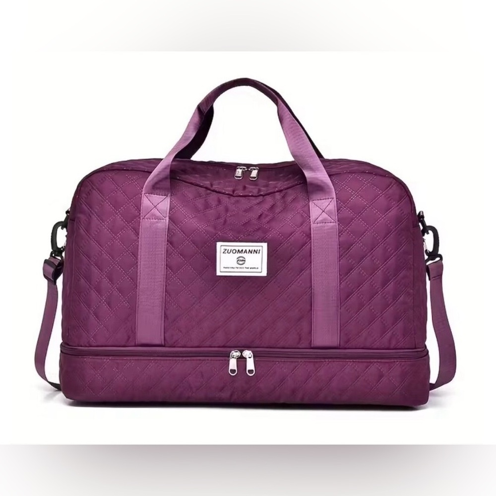 NWT!! Zuomanni Quilted Duffel Bag